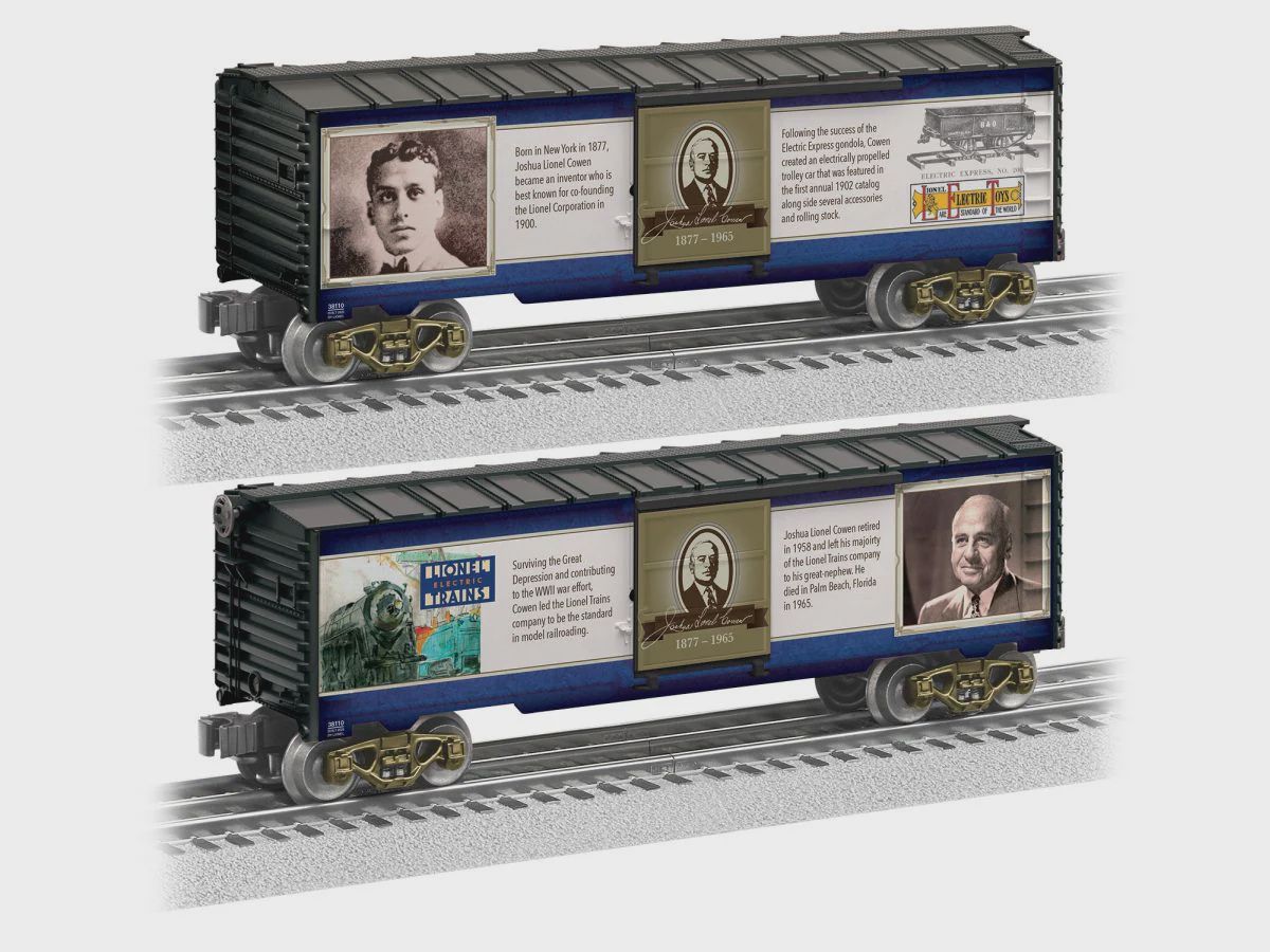 Lionel O RTR Lionel 125 Joshua Lionel Cowen Notable American Boxcar (LNL2538110)
