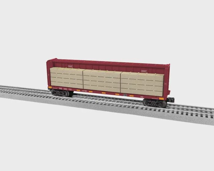 Lionel O NORFOLK SOUTHERN CENTERBEAM FLATCAR #120112 (LNL2343081)