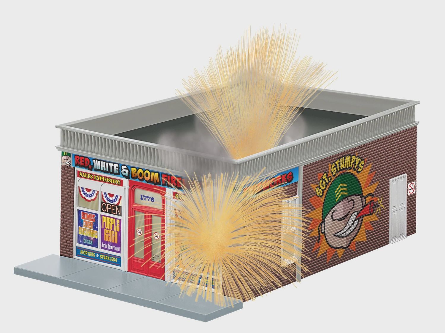 Lionel SGT STUMPY'S RED WHITE &amp; BOOM FIREWORKS (LNL2129030)