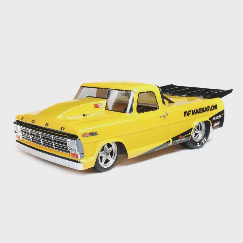 Losi '68 Ford F100 22S 2WD No Prep Drag Truck Brless RTR, Magnaflow (LOS03045T1)