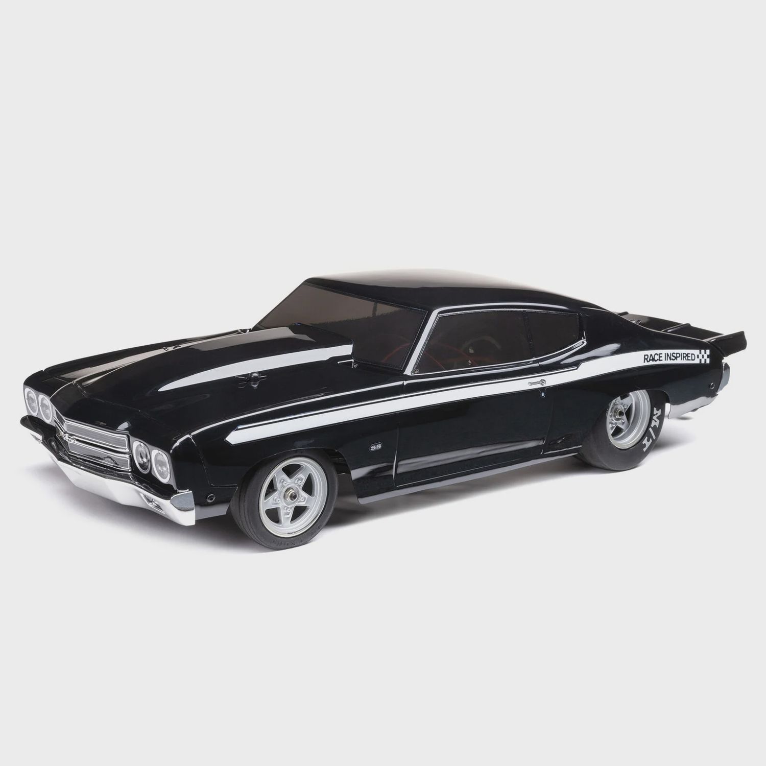 Losi 1/16 1970 Chevelle 2WD Mini No Prep Drag Car RTR, Black (LOS01023T2)