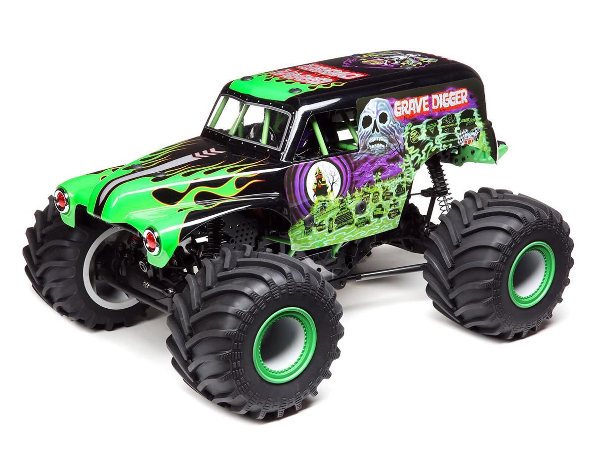 Losi LMT Grave Digger RTR 1/10 4WD Solid Axle Monster Truck w/DX3 2.4GHz Radio (LOS04021T)