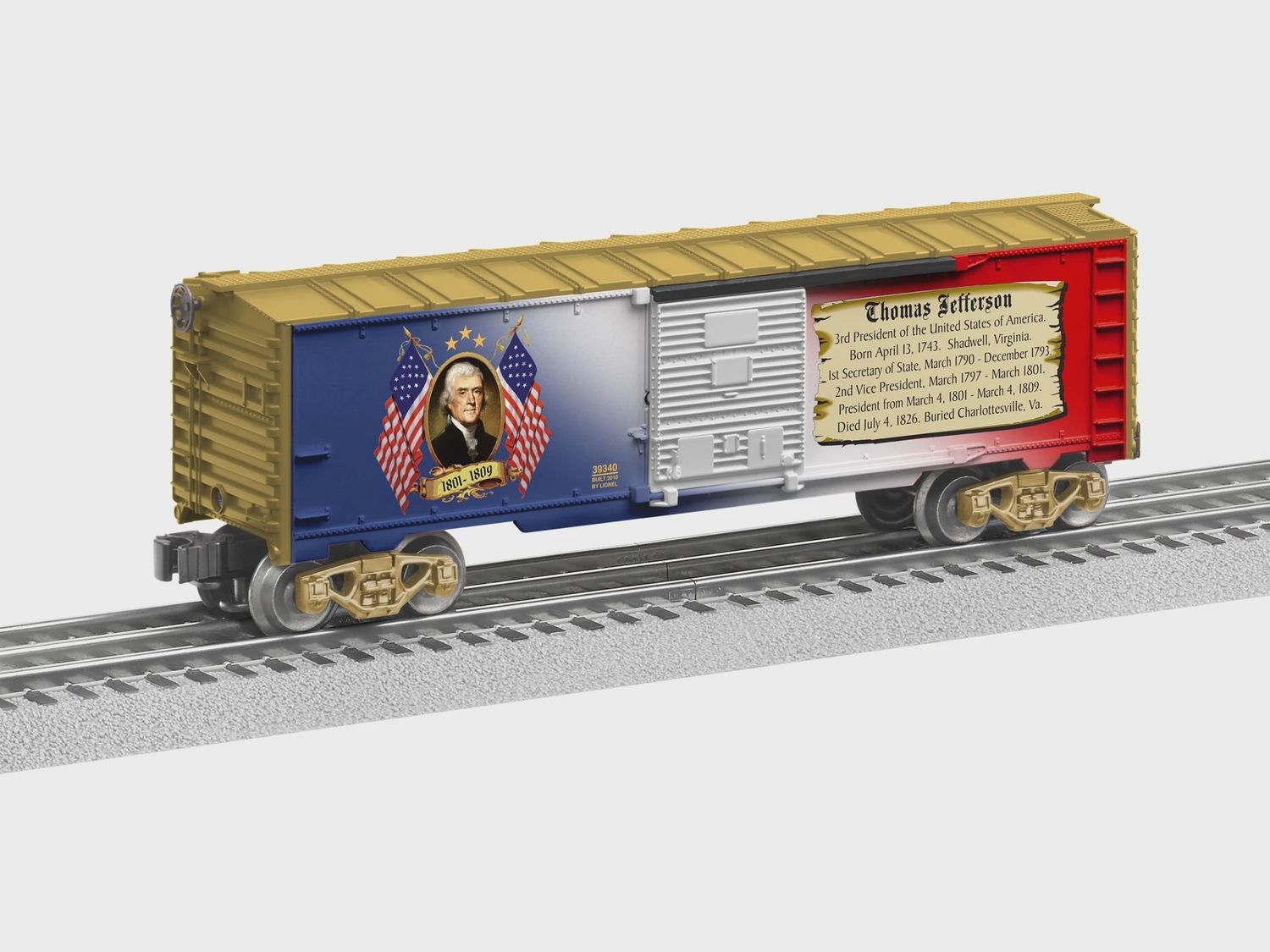 Lionel Thomas Jefferson Boxcar (LNL639340)