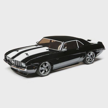 Losi 1/10 1969 Chevy Camaro V100 AWD Brushed RTR, Black (LOS03033T2)
