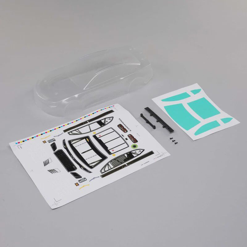 Losi 1/12 NASCAR 2024 Chevy Camaro Body (Clear) (LOS-1938)