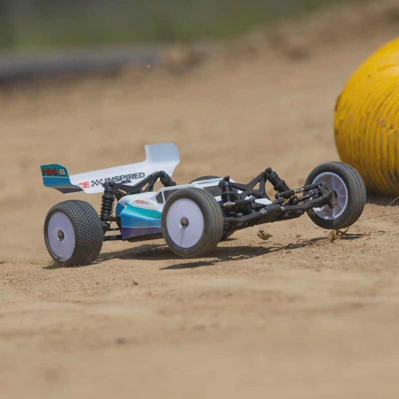Losi 1/16 Mini-B 2S 2WD RTR Brushless Buggy (Battery &amp; Charger included), Blue (LOS01024T2)