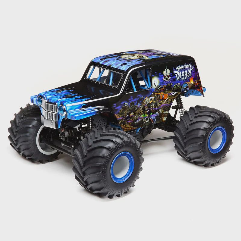Losi LMT Son Uva Digger RTR 1/10 4WD Solid Axle Monster Truck w/DX3 2.4GHz Radio (LOS04021T2)