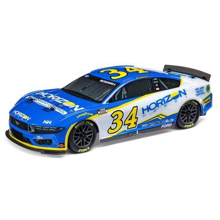 LOSI Michael McDowell No. 34 Horizon Hobby 2024 Ford Mustang: 1/12 AWD Losi NASCSR RC Racecar (LOS1122434)