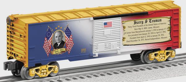 Lionel Presidential Series Harry S. Truman (blue, white, red, gold) (LNL625933)