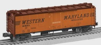 Lionel Steel-Sided Refrigerator Car Western Maryland O (LNL627299)