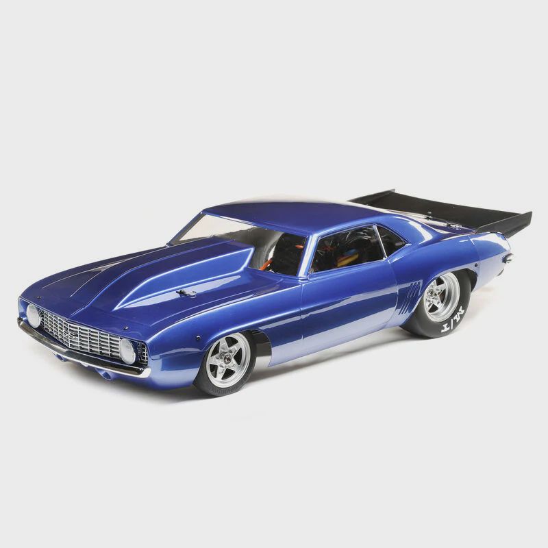 Losi 1/10 '69 Camaro 22S No Prep Drag Car, Brushless 2WD RTR, Blue (LOS03035T2)