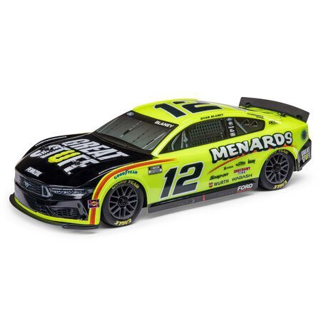 Losi 1/12 NASCAR AWD RTR Race Car w/Ryan Blaney #12 Menards 2024 Ford Mustang Body &amp; 2.4GHz Radio, (LOS1122412)