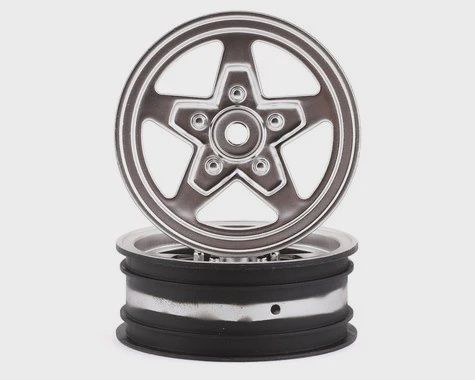 Losi 22S Drag Front Wheel (Chrome) (2) (LOS43045)