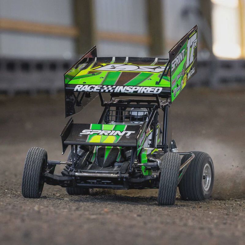Losi 22S 1/10 Brushless 2WD RTR Sprint Car (Green) (LOS-1387T2)