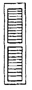 Louvered Window Shutters (300-3540)