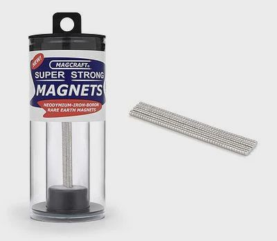 Magcraft 1/16''x1/32'' Rare Earth Disc Magnets (200) (MFM591)
