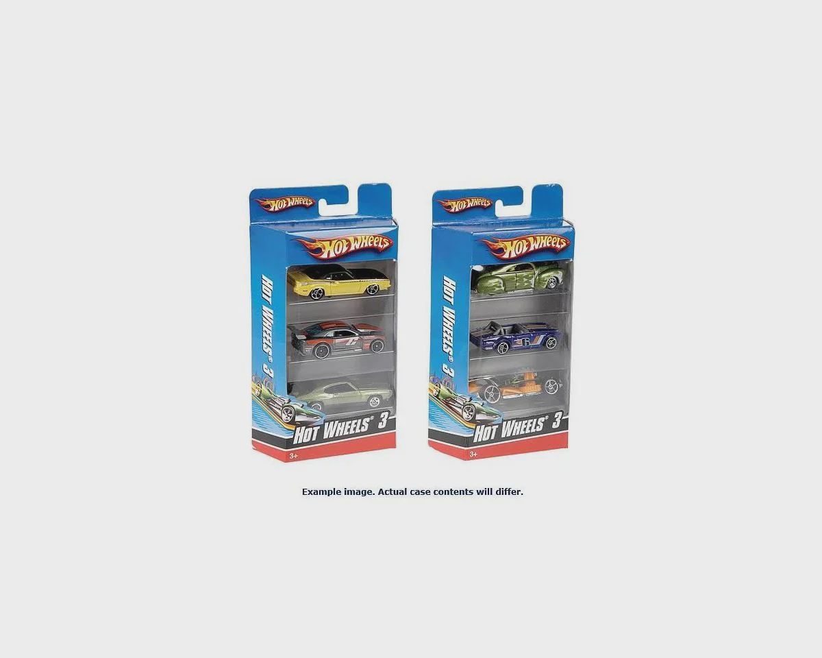 Mattel Hot Wheels Cars (3) (Models Chosen at Random) (K5904)
