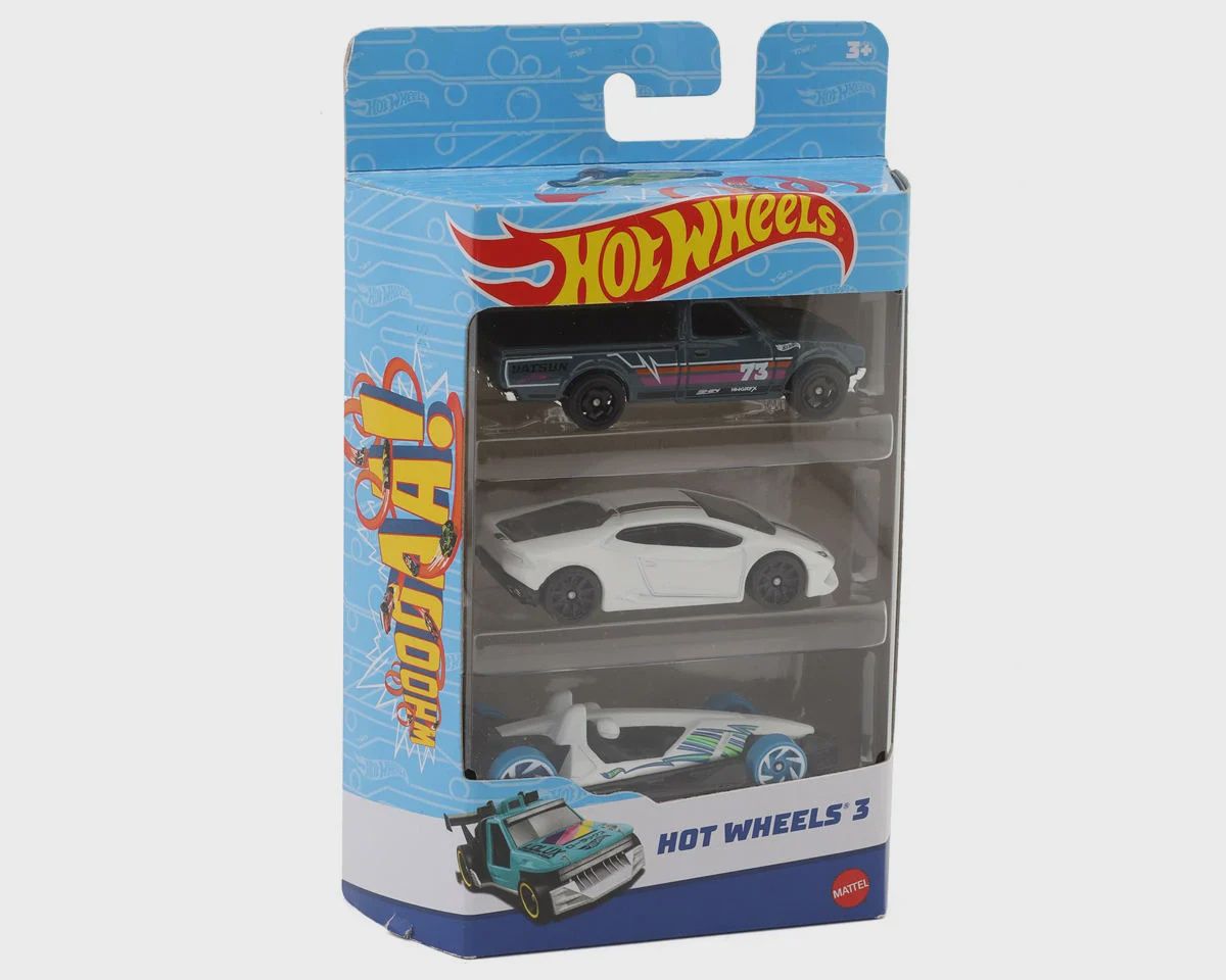 Mattel Hot Wheels Cars (3) (Models Chosen at Random) (K5904)