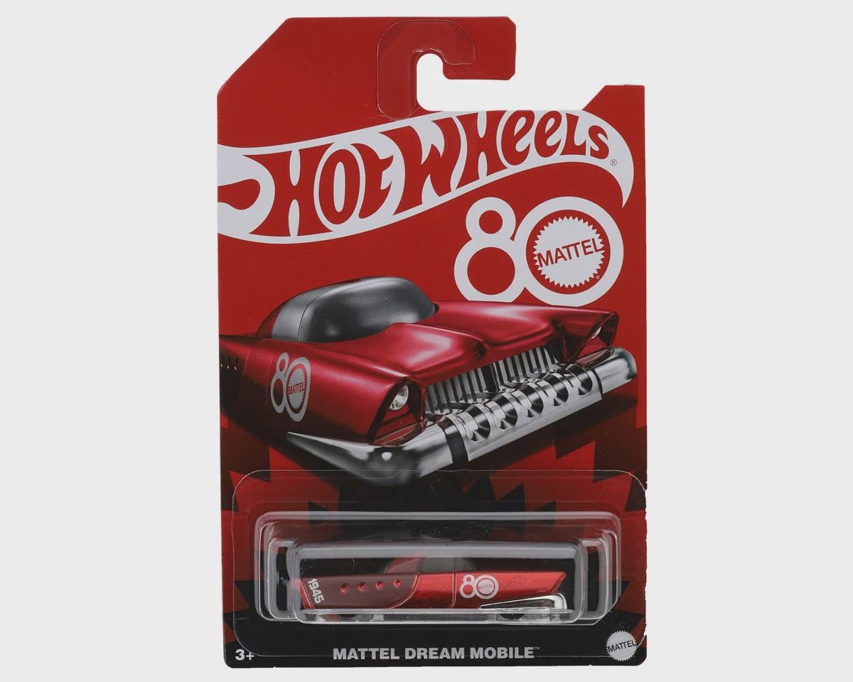 Mattel 1/64 Hot Wheels Mattel Dream Mobile 80th Die-Cast Car (MTTJGF64)