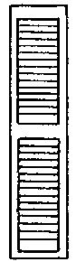 Louvered Window Shutters O SCALE 14 x 64" (300-3541)