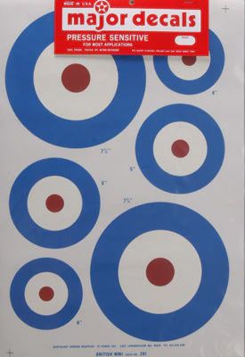 Major Decals Pressure Decals .60 Size British WWI (MAJ261P)