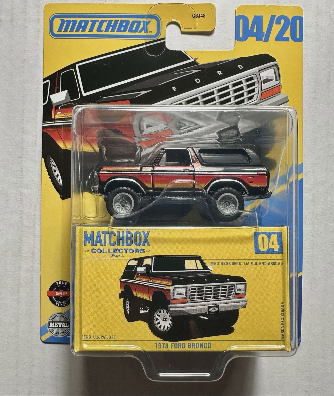 Matchbox Collectors 1978 Ford Bronco 04/20 Black Box HTF Collection (54)