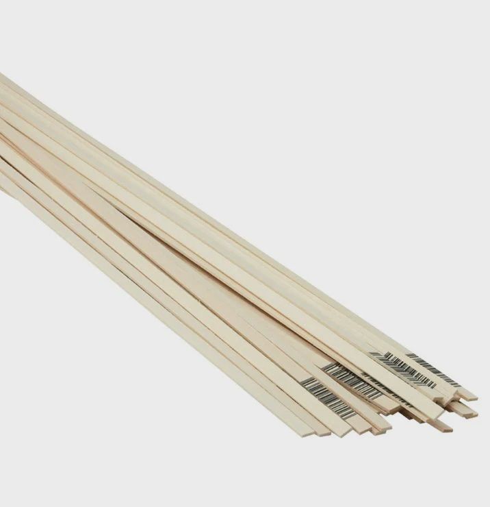 Midwest 1/16" x 1/4" x 24" Basswood Strips (MID4026)