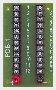 Miniatron PWR DIST BLK 12-Position Prewired (475-PDB1)