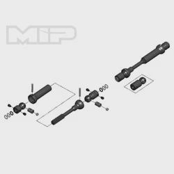 MIP Center Drive Kit, 115mm - 140mm w/ 5mm Hubs (MIP18160)