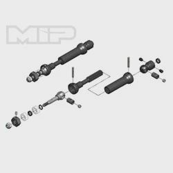 MIP CVD Drive Kit, Rear, 87mm to 112mm w/ 5mm Bearing (MIP18140)