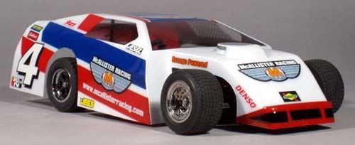 McAllister 1/18th Heartland IMCA Mod Clear Body with decals, requires painting (MCA274)