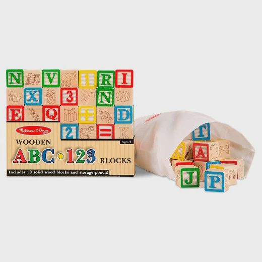Melissa &amp; Doug ABC-123 Blocks (GH15070)