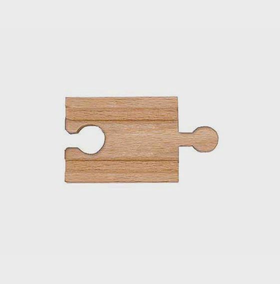 Melissa &amp; Doug 2" Wooden Straight Track (6 pack (M&amp;D691)