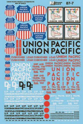 Microscale Union Pacific - UP -- Freight Cars, 1965-1970 (460-877)