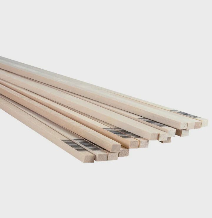 Midwest 1/4" x 3/8" x 24" Basswood Strips (MID4068)