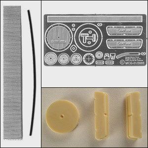 Model Car Garage Small Block Ford Valve Covers &amp; Round Air Cleaner (MCG-2247)