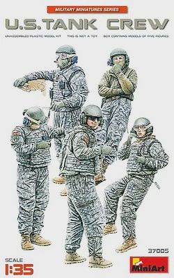 Mini Art 1/35 Modern US Tank Crew (5) (MNA37005)