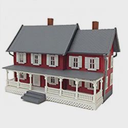 Model Power O Built-Up Stevenson's House (MDP6375)