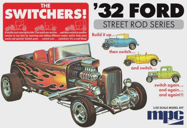 MPC 1/25 1932 Ford Switchers Roadster / Coupe (MPC992)