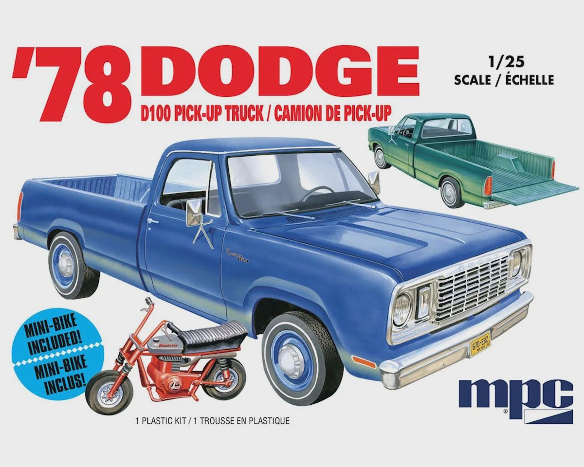 MPC 1/25 1978 Dodge D100 Custom Pickup 2T (MPC901M)