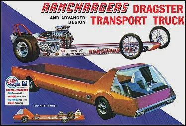 MPC 1/25 Ramchargers Dragster &amp; Transporter Truck (MPC970)