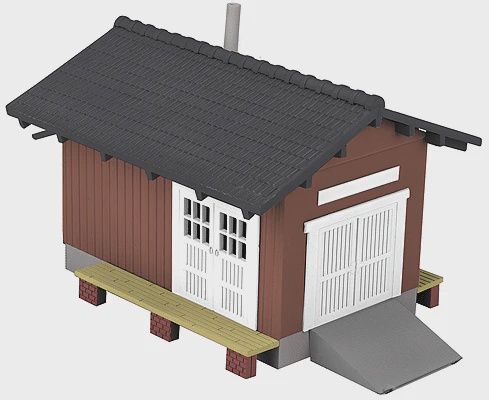 MTH Country Freight Station - Red &amp; Black (MTH3090004)