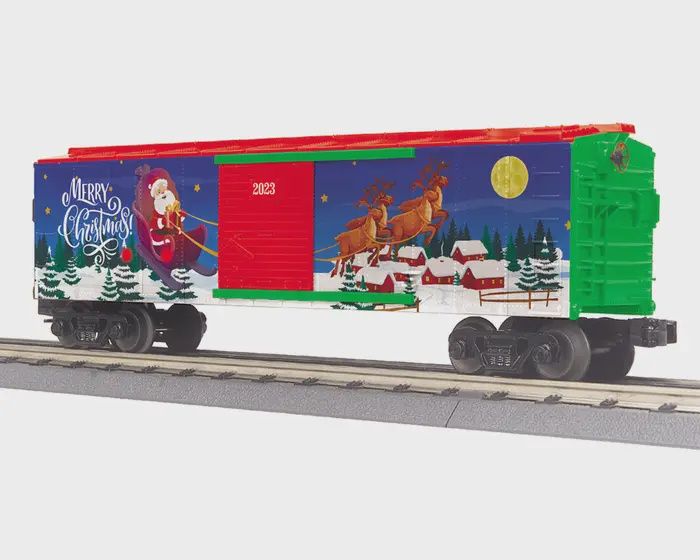 MTH O BOX CAR - CHRISTMAS (SANTA) CAR NO. 2023 (LNL3071154)