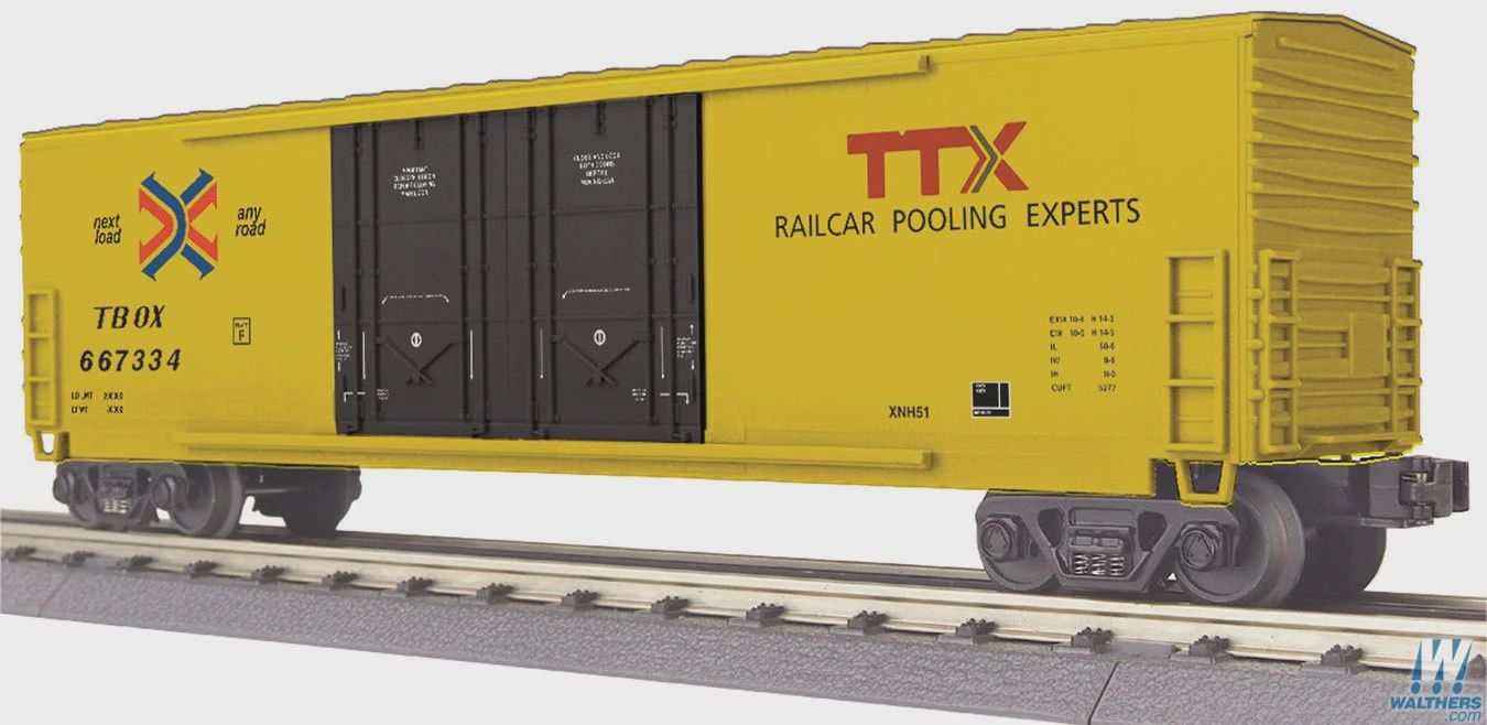 MTH O Gauge RailKing 50' Double Door Plugged Boxcar (MTH3074850)
