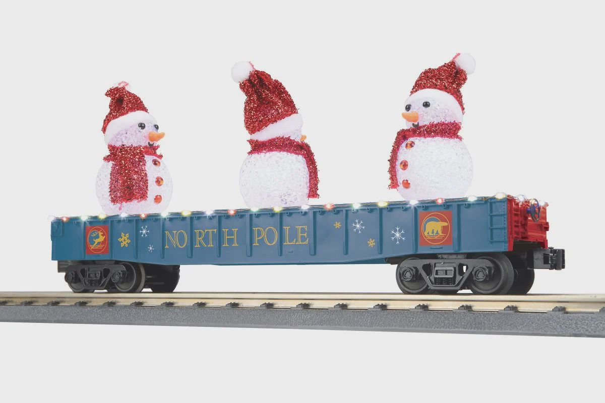 MTH O North Pole Gondola w/Lights &amp; Snowmen (MTH3072230)