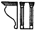 Ornamental Wood Porch Rail &amp; Bracket (300-5074)