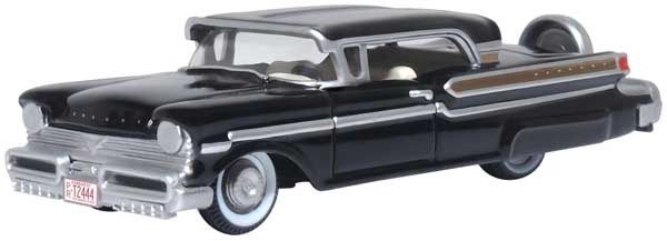 Oxford Diecast 1957 Mercury Montclair - Assembled -- Tuxedo Black, Moonmist Yellow 553-87MT57005)