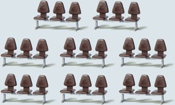 Modern Modular Seating -- 3-Seat Units pkg(8)