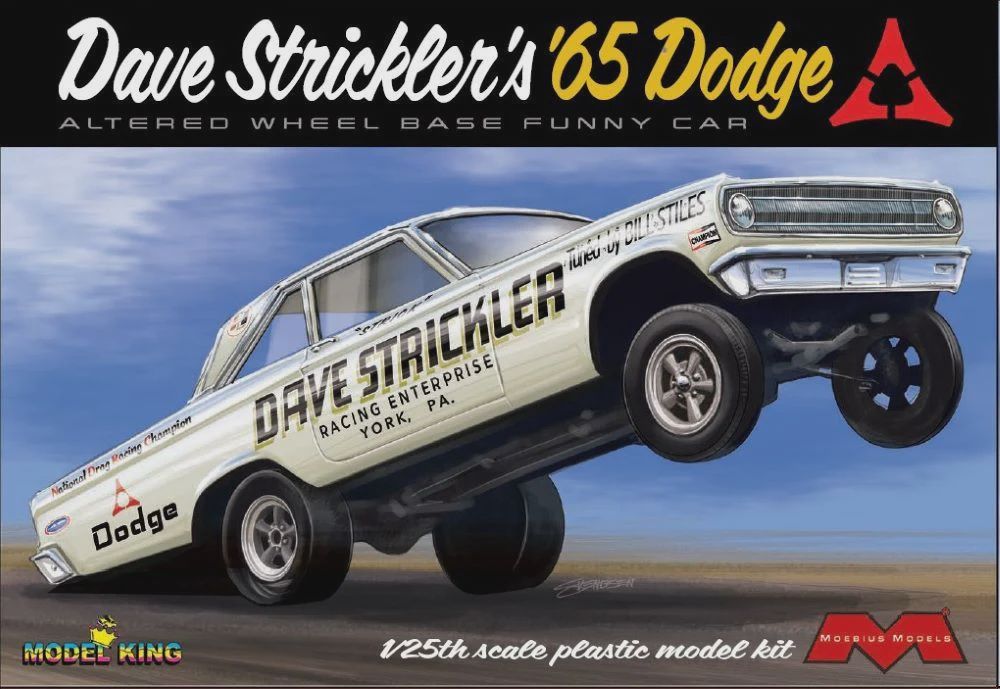 Moebius 1/25 Dave Strickler 1965 Dodge Altered Wheel Base Funny Car (Ltd Prod) (MOE2451)