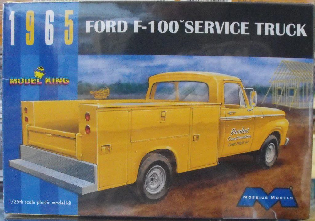 Moebius 1/25 Ford 1967 F-100 Service Bed Truck (MOE1239)